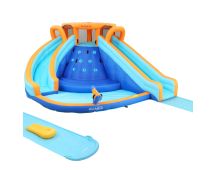 AirMyFun Kids Inflatable Pool Water Double Slide Park Jumping Castle 465X390CM