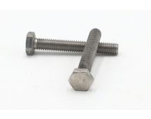 6 x 40 mm stainless steel polished bolt