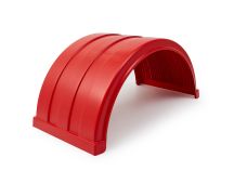 KENWORTH SPRAYSAFE Drive/Trailer polyethylene mudguard Red. Part No K127-1116-08A