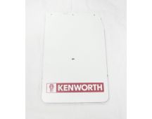 KENWORTH Mud flap white plastic anti spray suppressant Part No.K213-3021-17R