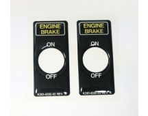 Kenworth engine brake decal