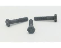 Zinc black plated 6 x 30 mm hex bolt