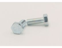 Zinc plated 8 x 20 mm hex bolt