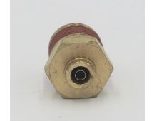 Brass pneumatic connector male abk 6 mm - 3/8 nptf