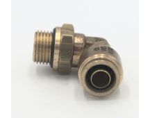 Brass pneumatic male swivel 90 deg elbow abk 12 mm - 12 mm