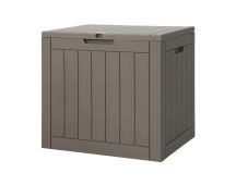 Gardeon Outdoor Storage Box 118L Container Lockable Indoor Garden Toy Tool Shed Grey