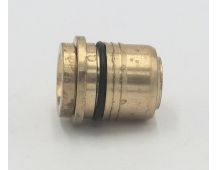 PARKER HANNIFIN Brass push to connect 3/8" tube cartridge capsule for air manifold. Part No PMTCE-6