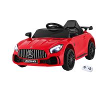 Kids Electric Ride On Car Mercedes-Benz AMG GTR Licensed Toy Cars Remote Red