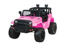 Rigo Kids Electric Ride On Car Jeep Toy Cars Remote 12V Pink