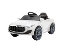 Rigo Kids Electric Ride On Car Cars Music Headlight Remote Control 12V White