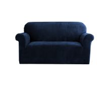 Artiss Sofa Cover Couch Covers 2 Seater Velvet Sapphire