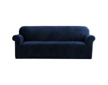 Artiss Sofa Cover Couch Covers 4 Seater Velvet Sapphire