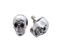 Licence Plate Bolt Skull 4 Pack.  Part No: 13801