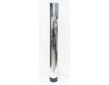 AERO BRAND Chrome exhaust stack straight cut 6" reducing to 5" x 5' (1525mm) plain end. Part No 2883P/JW