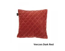 Vercors Cotton Dark Red Cushion by Bedding House