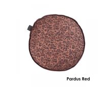 Pardus Round Cotton Red Cushion by Bedding House