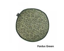 Pardus Round Cotton Green Cushion by Bedding House