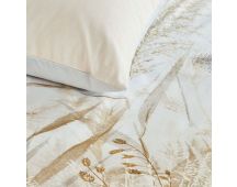 Florine Cotton Percale Sand Quilt Cover Sets by Bedding House King