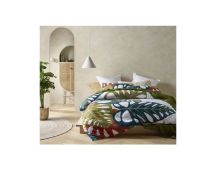 Monstera Digital Printed Cotton Quilt Cover Set by Accessorize Queen