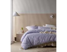 Tipo Lilac Quilt Cover Set by Accessorize Super King