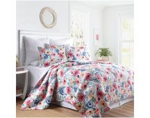 Blossom Cotton 100% Cotton Quilted 3 pcs Bedspread Coverlet Set Queen