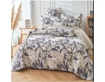 Forest Dreams 100% Cotton Quilted 3 pcs Bedspread Coverlet Set Queen