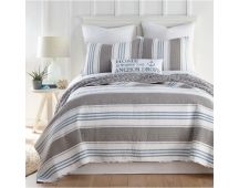 Province 100% Cotton Quilted 3 pcs Bedspread Coverlet Set King