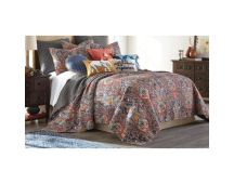 Wentworth 100% Cotton Quilted 3 pcs Bedspread Coverlet Set King