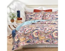 Christie 100% Cotton Quilted 3 pcs Bedspread Coverlet Set Queen