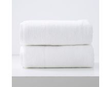 Aireys 650 GSM Zero Twist 2 Pack Snow Bath Sheet by Renee Taylor