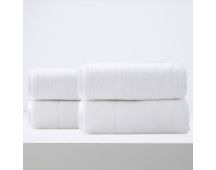 Aireys 650 GSM Zero Twist 4 Pack Snow Bath Sheet by Renee Taylor