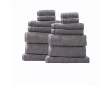 Aireys 650 GSM Zero Twist 14 Piece Vapour Bath Towel by Renee Taylor