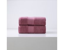 Brentwood 650 GSM Low Twist 2 Pack Rose Bud Bath Sheet by Renee Taylor