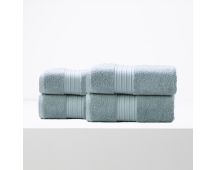 Brentwood 650 GSM Low Twist 4 Pack Gray Mist Bath Sheet by Renee Taylor