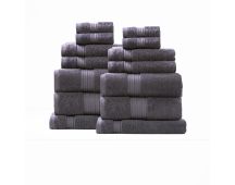 Brentwood 650 GSM Low Twist 14 Piece Carbon Bath Sheet by Renee Taylor