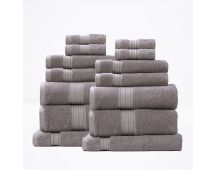 Brentwood 650 GSM Low Twist 14 Piece Whisper Bath Sheet by Renee Taylor