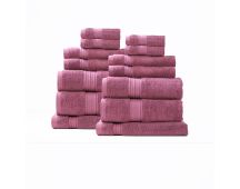 Brentwood 650 GSM Low Twist 14 Piece Rosebud Bath Sheet by Renee Taylor