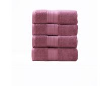 Brentwood 650 GSM Low Twist 4 Piece Bath Rosebud Towel by Renee Taylor