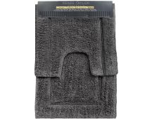 2 Piece 2200 GSM Tufted Nickel Bath Mat Set by Renee Taylor