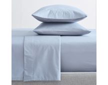 300 Thread Count 100 % Organic Cotton Baby Blue Sheet Sets by Renee Taylor King Single