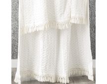 Alysian White Throw by Renee Taylor