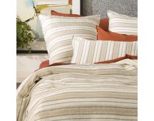 Bardot Yarn Dyed 100 % French Linen European Pillowcase by Renee Taylor