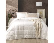 Mosaic 500 TC Cotton Jacquard White Comforter Set by Ddecor Home Queen