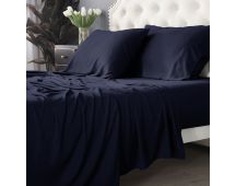 Bamboo Cotton 500 TC Indigo Sheet Set by Park Avenue Long Single