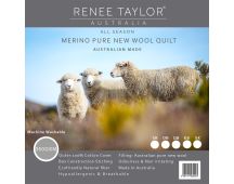 350 GSM Bed Australian Pure Merino Wool Quilt by Renee Taylor Super King