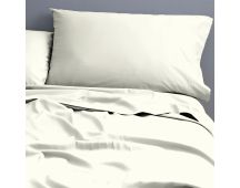 Natural Cotton 500 Thread Count Ivory Sheet Set by Park Avenue King