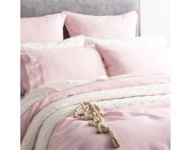 Cavallo Stone Washed 100% French Linen Rose Quilt Cover Set by Renee Taylor Super King