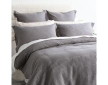 Elegance Waffle Cotton Jacquard Fossil European Pillowcase by Renee Taylor