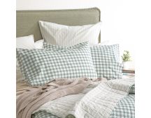 Alison Yarn Dyed Cotton Reversible Forest Quilted Coverlet Set by Renee Taylor Queen/King