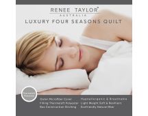 400 GSM Luxury All Season Thermaloft Microfiber Quilt by Renee Taylor Double